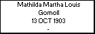Mathilda Martha Louis Gomoll