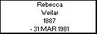 Rebecca Weilar