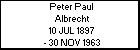 Peter Paul Albrecht