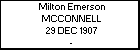 Milton Emerson MCCONNELL