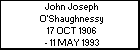 John Joseph O'Shaughnessy