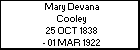 Mary Devana Cooley