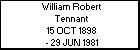 William Robert Tennant