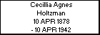 Cecillia Agnes Holtzman