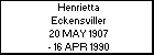 Henrietta Eckensviller