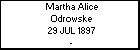 Martha Alice Odrowske