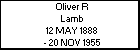 Oliver R Lamb