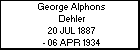 George Alphons Dehler