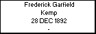Frederick Garfield Kemp