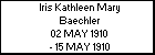 Iris Kathleen Mary Baechler