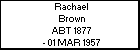 Rachael Brown