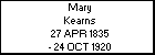 Mary Kearns