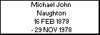 Michael John Naughton