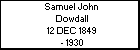 Samuel John Dowdall