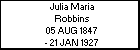 Julia Maria Robbins