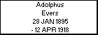 Adolphus Evers