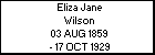 Eliza Jane Wilson