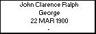 John Clarence Ralph George