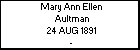 Mary Ann Ellen Aultman