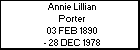 Annie Lillian Porter