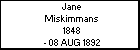 Jane Miskimmans