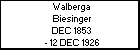 Walberga Biesinger