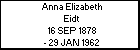 Anna Elizabeth Eidt