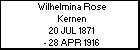 Wilhelmina Rose Kernen
