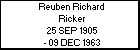 Reuben Richard Ricker
