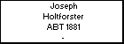 Joseph Holtforster