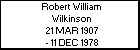 Robert William Wilkinson