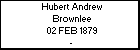 Hubert Andrew Brownlee