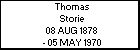 Thomas Storie