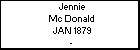 Jennie Mc Donald