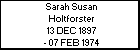 Sarah Susan Holtforster