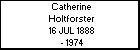 Catherine Holtforster