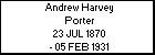 Andrew Harvey Porter