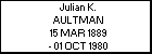 Julian K. AULTMAN