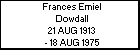 Frances Emiel Dowdall