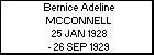 Bernice Adeline MCCONNELL