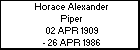 Horace Alexander Piper