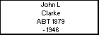John L Clarke
