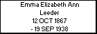 Emma Elizabeth Ann Leeder