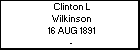 Clinton L Wilkinson