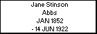 Jane Stinson Abbs