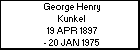 George Henry Kunkel