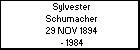 Sylvester Schumacher