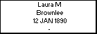 Laura M Brownlee