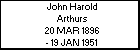 John Harold Arthurs