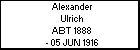 Alexander Ulrich